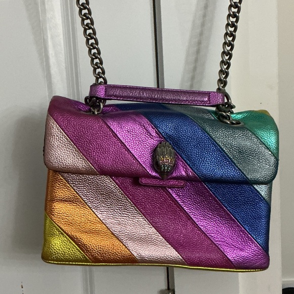 Kurt Geiger Multicolor Striped Shoulder Bag